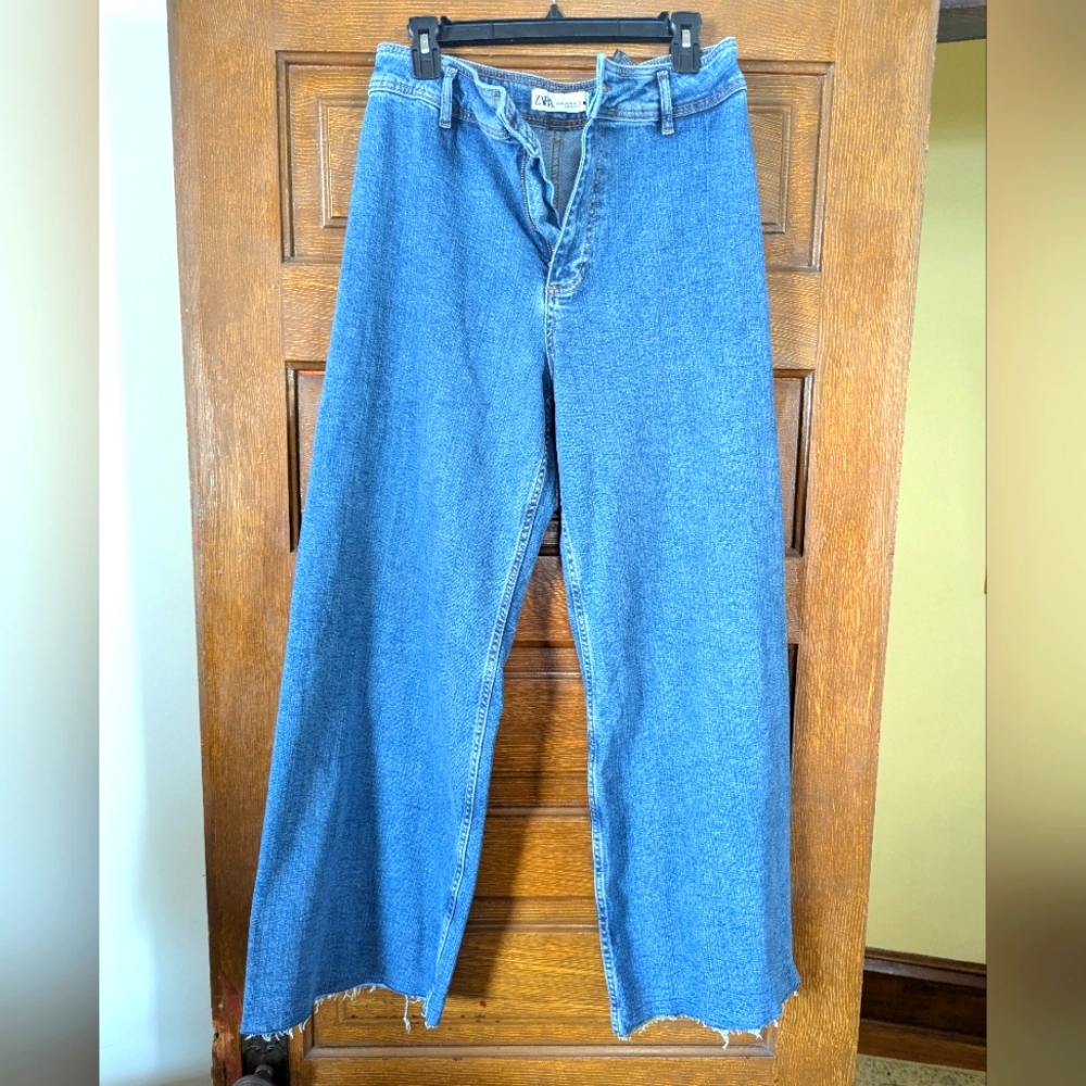 NWOT Zara Marine Wideleg Jeans